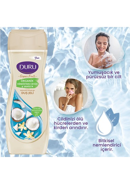 Organic Fruits Hindistan Cevizi & Vanilya Duş Jeli 450ML,H modelleri