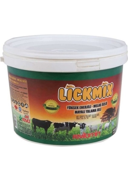 Revitamin Lickmix Iz Mineral Artırıcı Hayvan Premiks Yalama Jeli 4 - 10 - 18 - 25 kg fırsatları