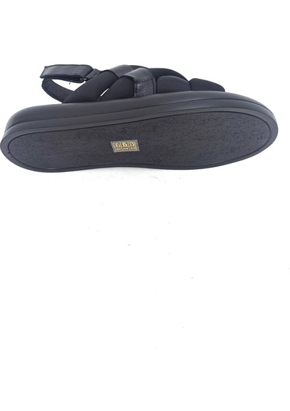 Siyah Streç Kadın Sandalet Ayakkabı indirimleri