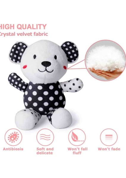Siyah - Beyaz Eĝitici Köpek Çıngırak Oyuncağı modelleri