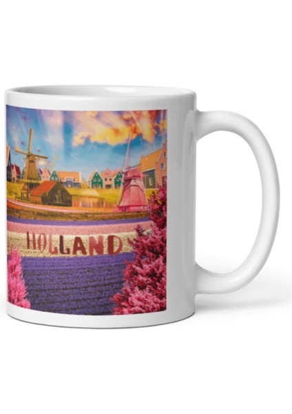 Hollanda Kupa Bardak 2 Adet Seyahat Hatıra Holland Mug