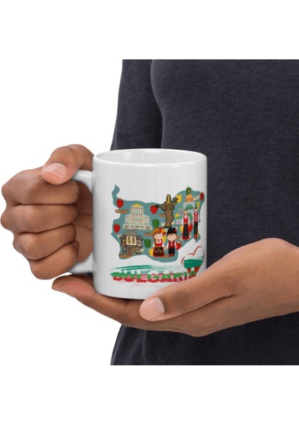Bulgaristan Kupa Bardak 2 Adet Seyahat Hatıra Bulgaria Mug