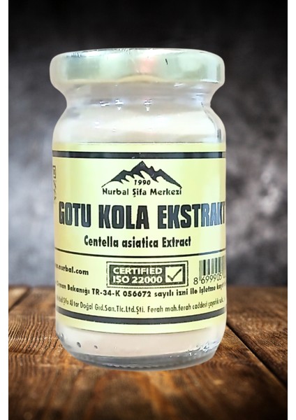 Gotu Kola Toz Ekstrak 50 gr