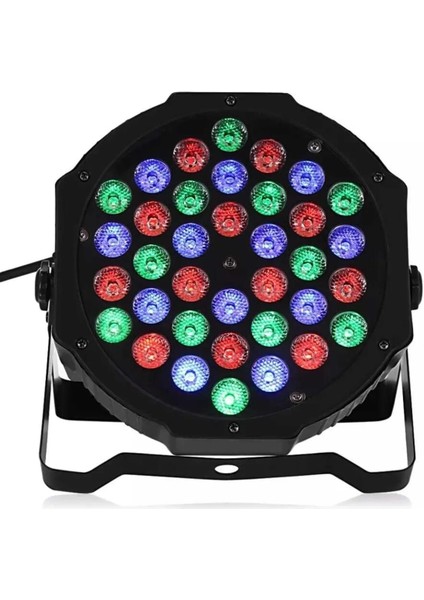 36X3W Rgb Çakarlı LED Rgb 3in1 LED Dj Disko Işık DMX512 Etkisi Ev Parti Bar Sahne Aydınlatma