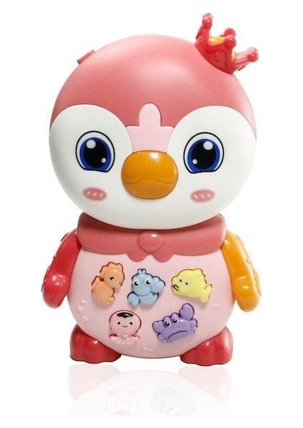 Akdenizpos UG01 JLG-855-136A Işikli ve Müzikli Penguen Bebek (Yeni)