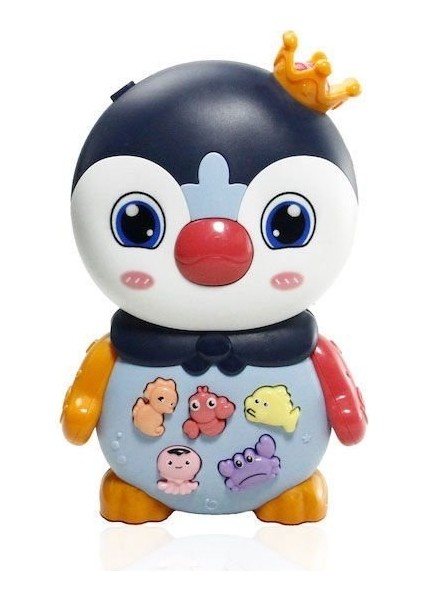 Akdenizpos UG01 JLG-855-136A Işikli ve Müzikli Penguen Bebek (Yeni)