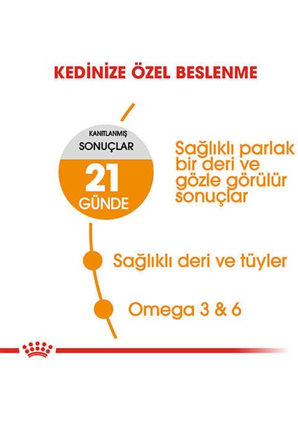 Hair & Skin Deri ve Tüy Sağlığı Için Kedi Maması 2 kg