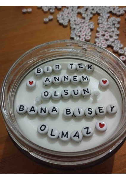 Gizli Mesajli Kavanoz Mum, Anneler Günü, Doğum Günü, Sevgiliye Not,sürpriz Notlu Kavanoz Mum modelleri