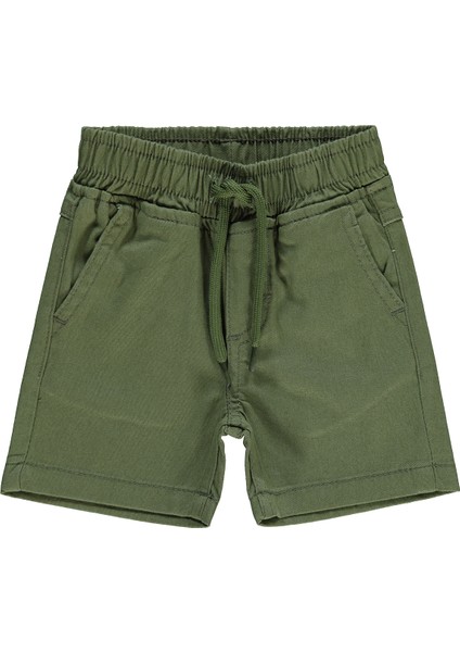 Erkek Bebek Şort 6-18 Ay Haki