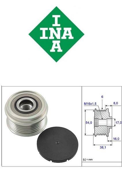 Alternatör Kasnağı Astra G H Corsa C Meriva A 1,2 1,4 1,3d Bipper Nemo Doblo Fiorino Punto 1,3d 535006310