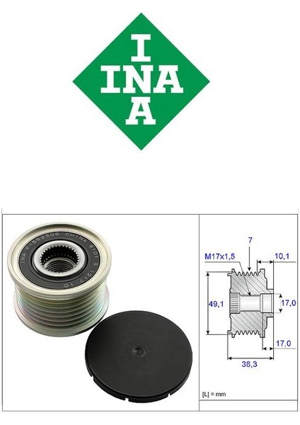 Alternatör Kasnak Fluence Kadjar Laguna Master 3 Megane Talisman Qashqai J10 J11 1,6/2,0 Dci 535015310