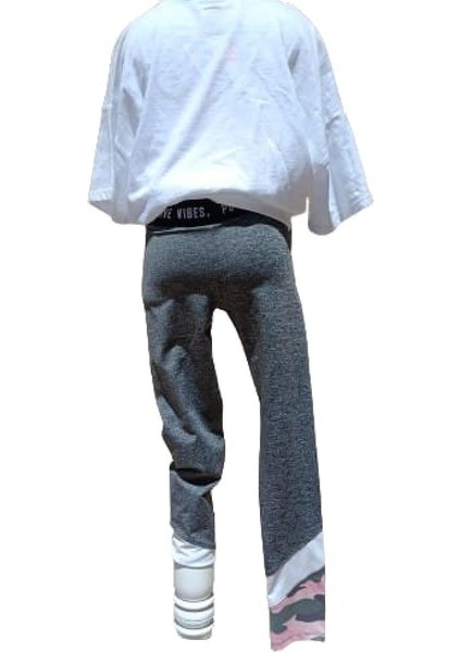 8 - 14 Yaş Kız Çocuk Ikili Takım T-Shirt Tayt 11 Yaş Beyaz - Gri fiyatları