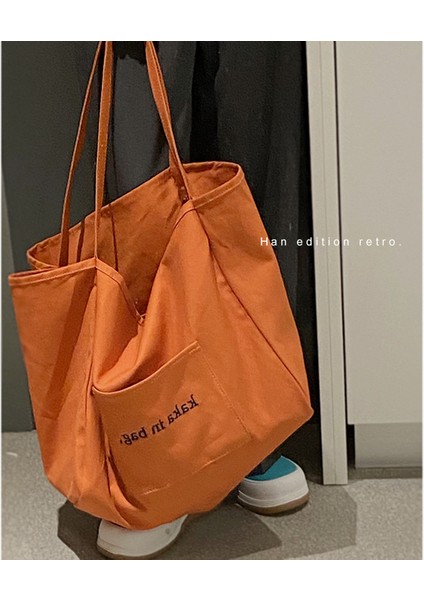 Çok Yönlü Büyük Kapasiteli Kanvas Çanta (Yurt Dışından)