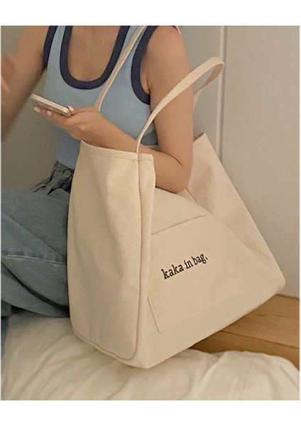 Çok Yönlü Büyük Kapasiteli Kanvas Çanta (Yurt Dışından)