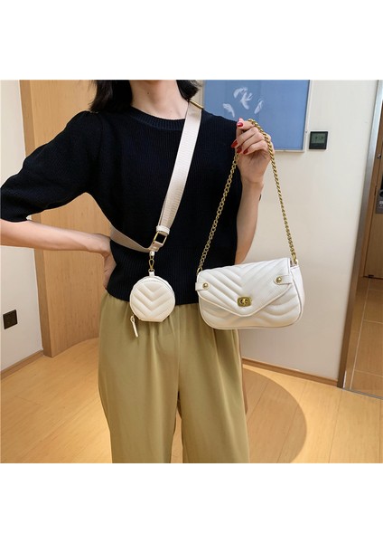Yaz Omuz Çantası El Çantası Niş Tasarım Zincir Kadın Çantası (Yurt Dışından) modelleri