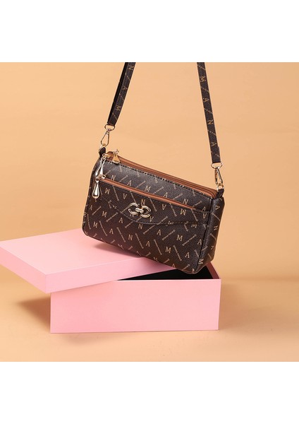 Trendy Kadın Çantası Moda Postacı Çantası Basit Küçük Kare Çanta Omuz (Yurt Dışından) fiyatları