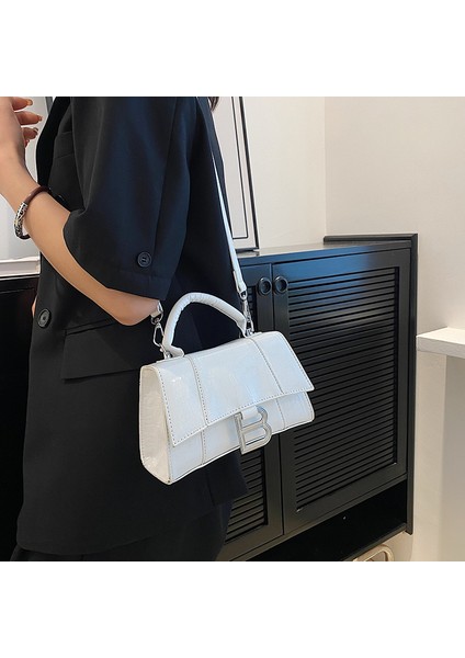 Yeni Harf Baskılı Kum Saati Çanta Trendi Tek Oda Çapraz Çanta (Yurt Dışından)