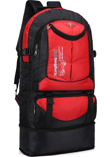 Açık Seyahat Dağcılık Çantası Oxford Kumaş Büyük Kapasiteli Kamp Kamp Çok Fonksiyonlu Sırt Çantası (Yurt Dışından)