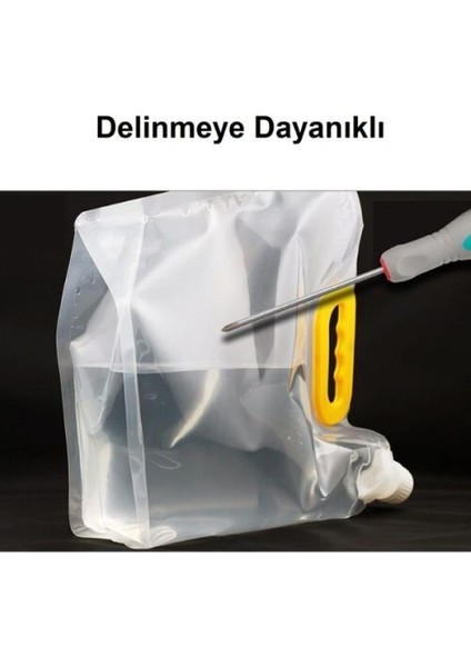 Dayanıklı Plastik Içecek Çantası 1 Litre