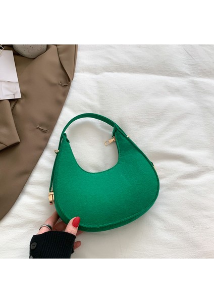 Vintage Koltuk Altı Moda Taş Desen Omuz Çantası (Yurt Dışından)