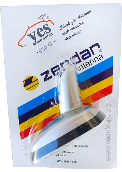 Yes 030G Balık Sırtı Yapıştırma Süs Anteni Audi Tip Gri modelleri