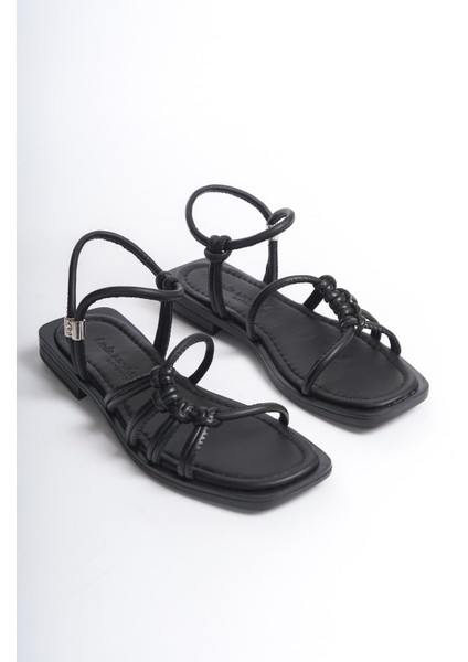 ARTI ARTI AYAKKABI MİA026-1510 Günlük Kadın Siyah Tatil Sandaleti modelleri