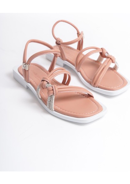 ARTI ARTI AYAKKABI MİA026-1501 Günlük Kadın Somon Tatil Sandaleti fiyatları