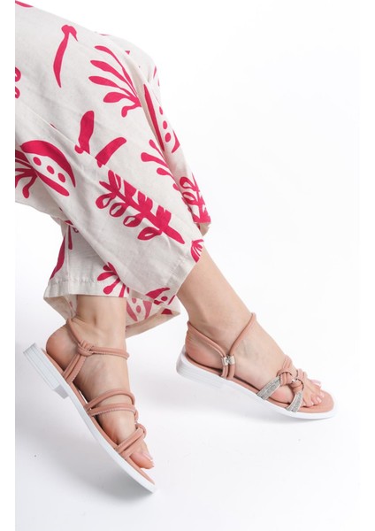 ARTI ARTI AYAKKABI MİA026-1501 Günlük Kadın Somon Tatil Sandaleti fırsatları