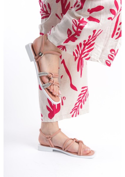 ARTI ARTI AYAKKABI MİA026-1501 Günlük Kadın Somon Tatil Sandaleti indirimleri