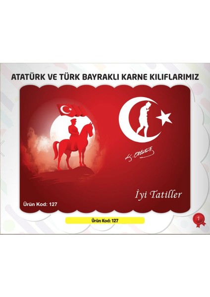 Karne Kabı Kılıfı 127 25 Adet