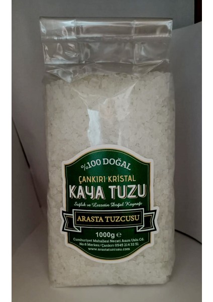 Çankırı Kristal Kaya Granül Tuz 1 kg