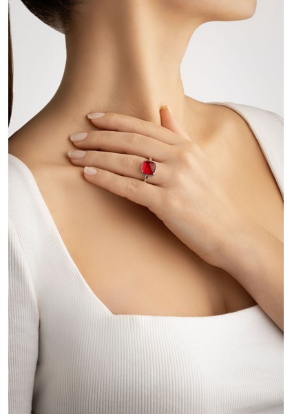 Renk Uyumu 18 Ayar Beyaz Altın Kaplama Gümüş Tasarım Yüzük fiyatları