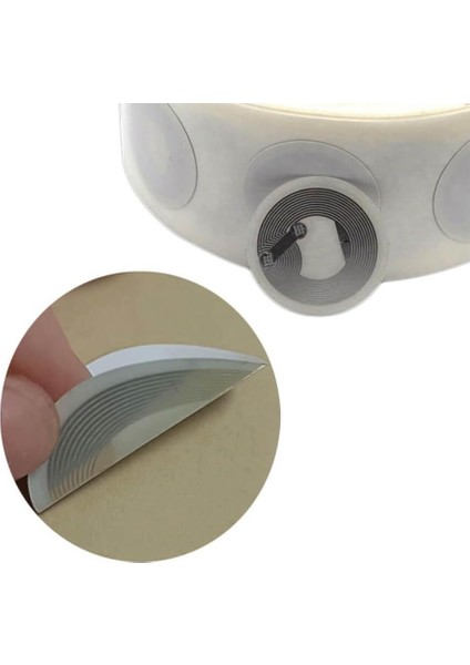 - 50 Adet - NTAG213 13.56 Mhz Rfid 144 Byte Nfc Etiket Beyaz - Programlanabilir - ISO14443A fiyatları