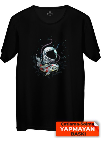 Çakılap Astronot Baskılı Tişört (Rgl-Ast)