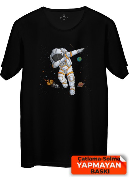 Çakılap Astronot Baskılı Tişört (Rgl-Ast)