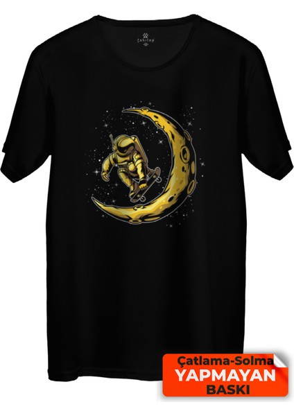 Çakılap Astronot Baskılı Tişört (Rgl-Ast)