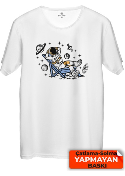Çakılap Astronot Baskılı Tişört (Rgl-Ast)