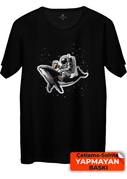 Çakılap Astronot Baskılı Tişört (Rgl-Ast)