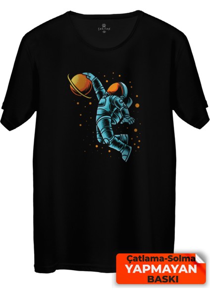 Çakılap Astronot Baskılı Tişört (Rgl-Ast)