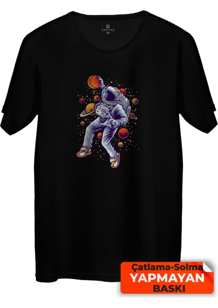 Çakılap Astronot Baskılı Tişört (Rgl-Ast)