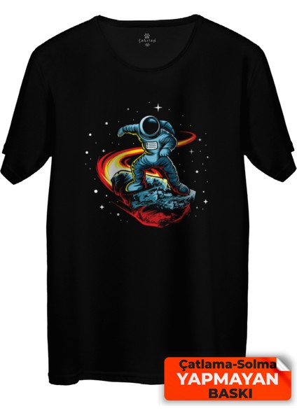 Çakılap Astronot Baskılı Tişört (Rgl-Ast)