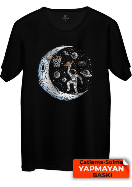 Çakılap Astronot Baskılı Tişört (Rgl-Ast)