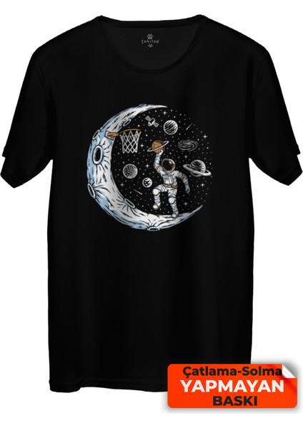 Çakılap Astronot Baskılı Tişört (Rgl-Ast)