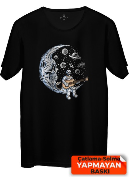 Çakılap Astronot Baskılı Tişört (Rgl-Ast)