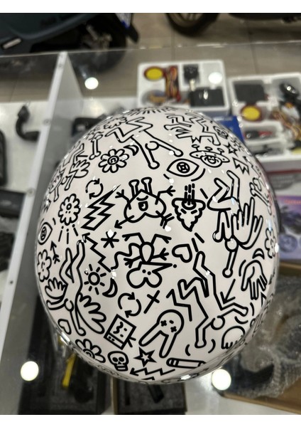 Kask Shıro Sh-62 Kioto Çenesiz Doodle