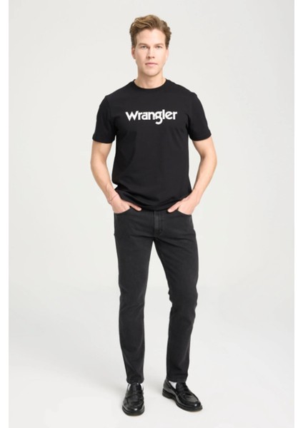 W15Q666201M82 Siyah Erkek Grensboro Regular Fit Normal Kesim Düşük Bel Düz Paça Kot Pantolon