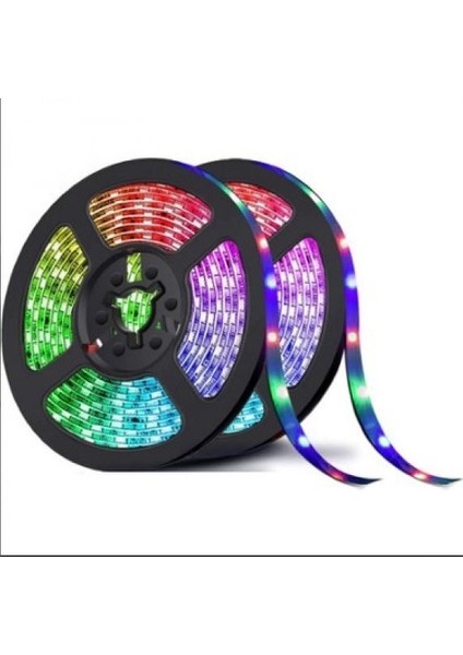 Rgb Şerit LED 3 Renk CT-4545L 10 Çipli 5 Metre