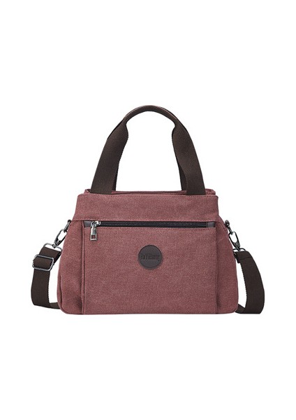 Retro Rahat Kanvas Bayan Kullanışlı Omuz Çantası (Yurt Dışından)