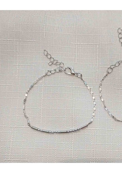 925 Ayar Gümüş Mors Alfabesi Bileklik Zincir Çift Bilekliği Sevgili Bilekliği Zincir Mors Alfabe fırsatları