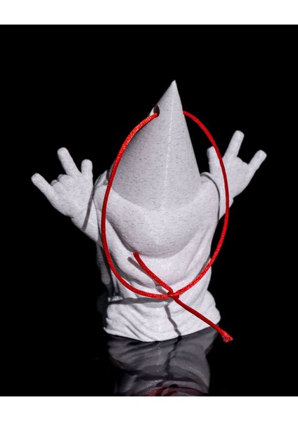 Rocker Cüce Yılbaşı Süsü Çılgın Cüce Çam Ağacı Süsü 10CM